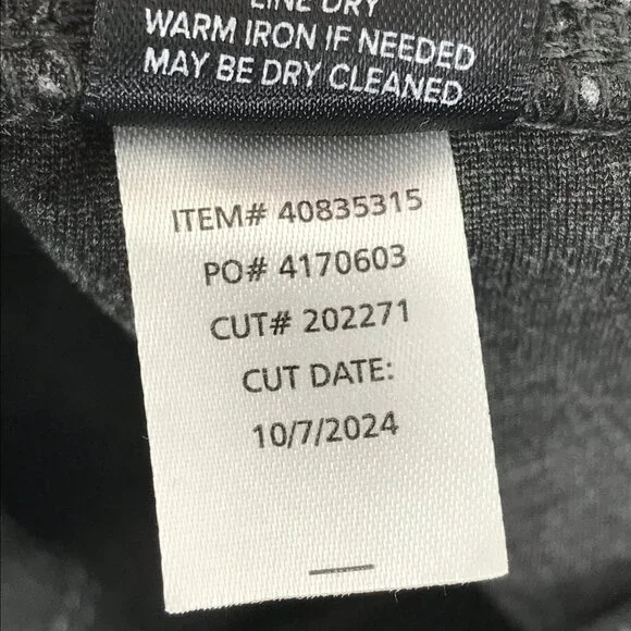 Torrid Studio Pixie Luxe Ponte Skinny Pant Women's Plus Size 1/1X Gray Stripe - Picture 12 of 12